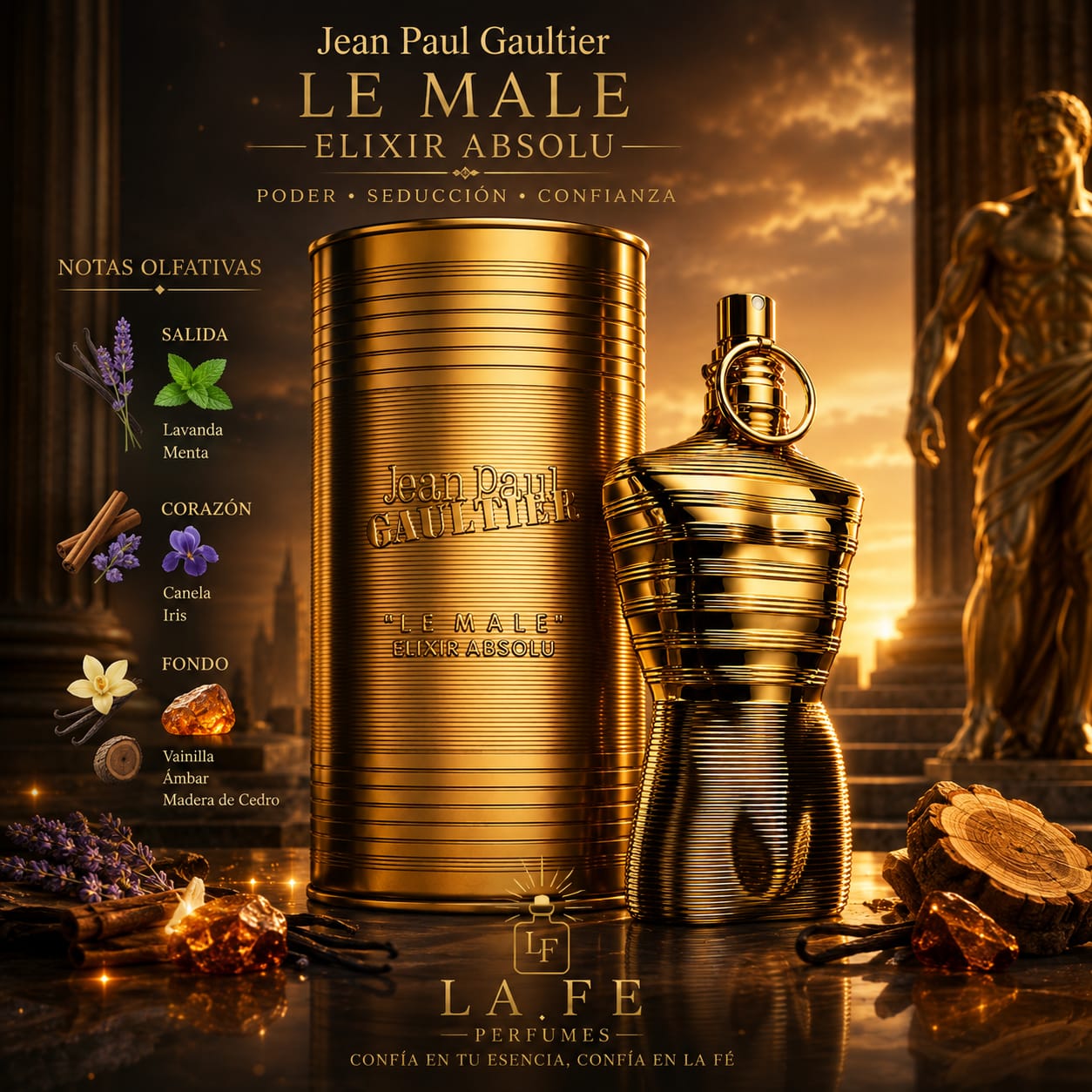 Jean Paul Gaultier Le Male Elixir Absolu Men 125ml PARFUM Intense